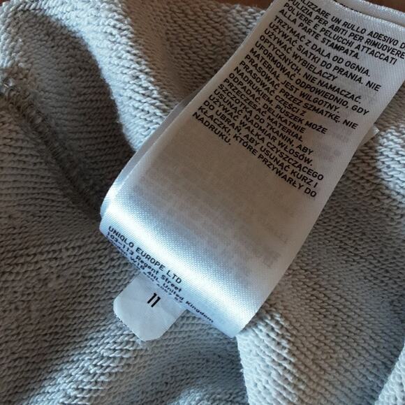 Uniqulo BASQUAIT Artist Grey Fleece Pocketed Hoodie XS - Picture 8 of 12